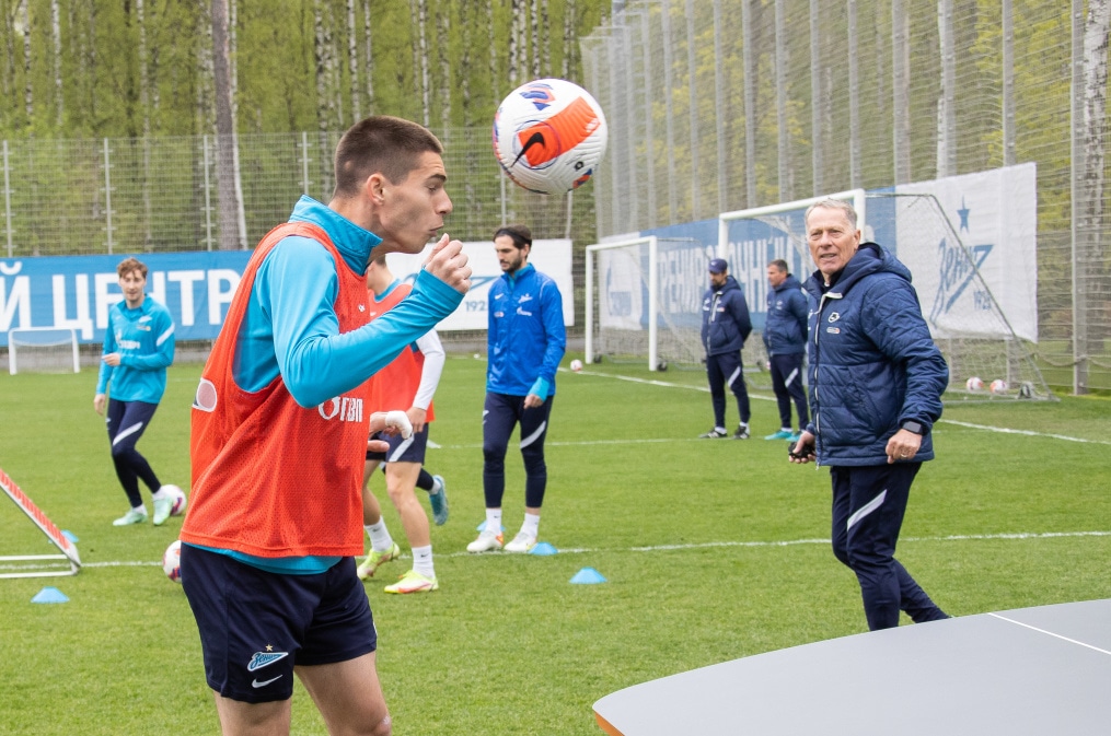 Открытая тренировка «Зенита» перед матчем с «Нижним Новгородом»