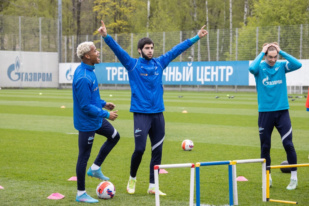 Открытая тренировка «Зенита» перед матчем с «Нижним Новгородом»