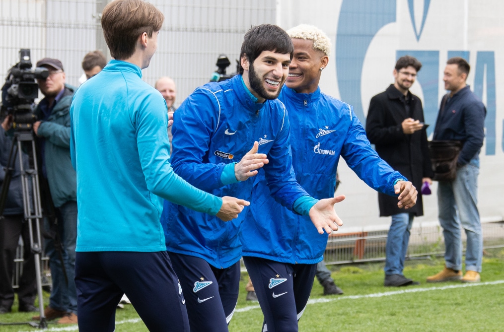 Открытая тренировка «Зенита» перед матчем с «Нижним Новгородом»