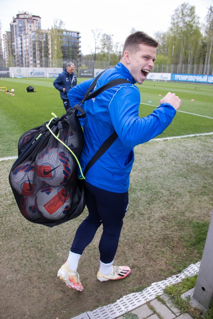 Открытая тренировка «Зенита» перед матчем с «Нижним Новгородом»