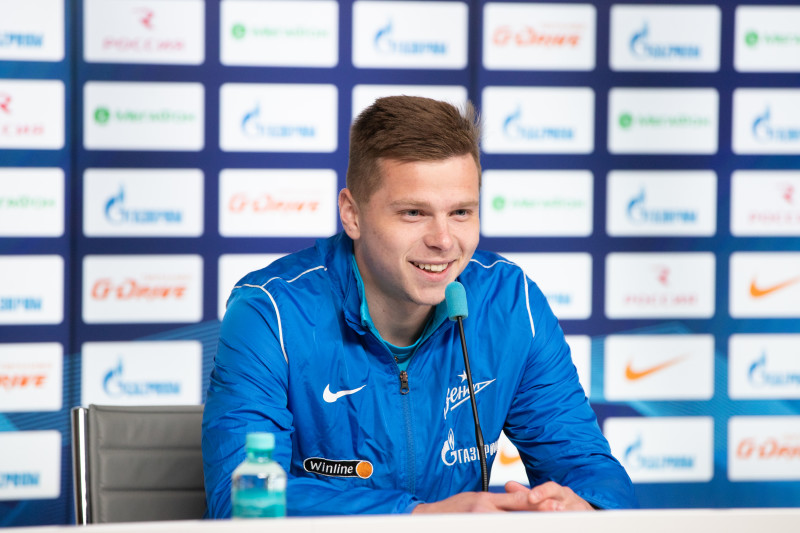 Пресс-конференция «Зенита» перед матчем с «Нижним Новгородом»