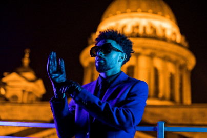 Клаудиньо на съемках презентационного ролика