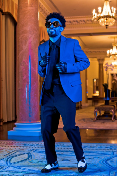 Клаудиньо на съемках презентационного ролика