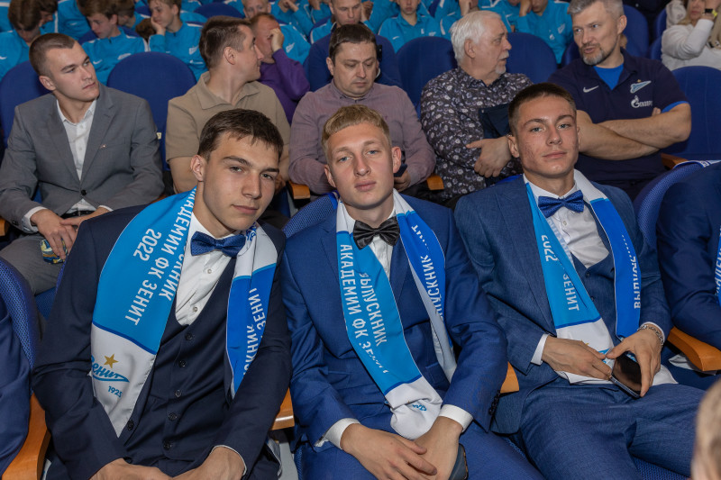 Выпускной воспитанников Академии ФК «Зенит»