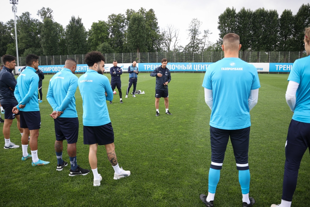 «Газпром» — тренировочные сборы в Петербурге: 19 июня, утренняя тренировка