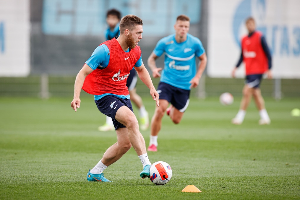 «Газпром» — тренировочные сборы в Петербурге: 19 июня, утренняя тренировка