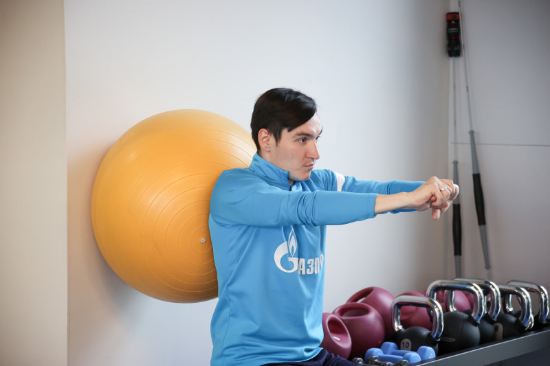 «Газпром» — тренировочные сборы в Петербурге: 20 июня, утренняя тренировка