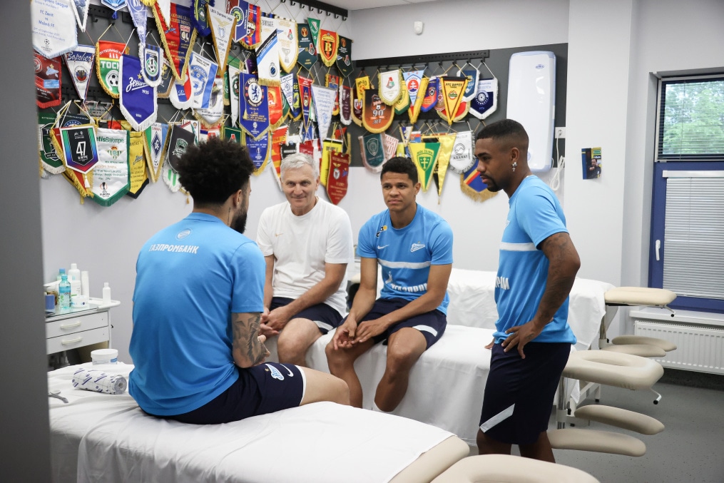 «Газпром» — тренировочные сборы в Петербурге: 20 июня, утренняя тренировка