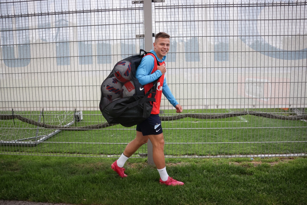 «Газпром» — тренировочные сборы в Петербурге: 20 июня, утренняя тренировка