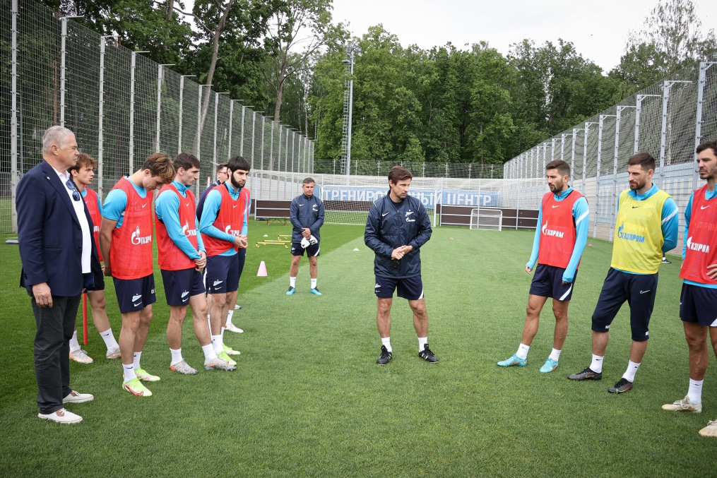 «Газпром» — тренировочные сборы в Петербурге: 20 июня, утренняя тренировка