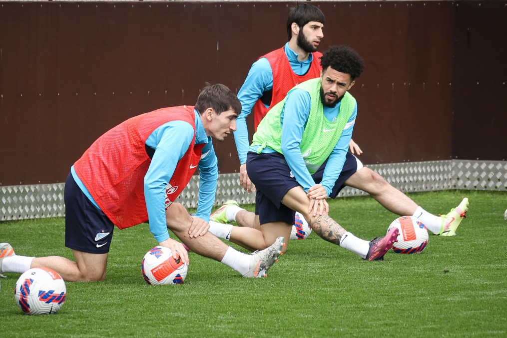 «Газпром» — тренировочные сборы в Петербурге: 20 июня, утренняя тренировка
