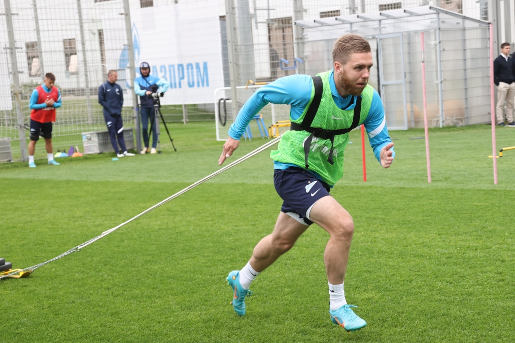 «Газпром» — тренировочные сборы в Петербурге: 20 июня, утренняя тренировка