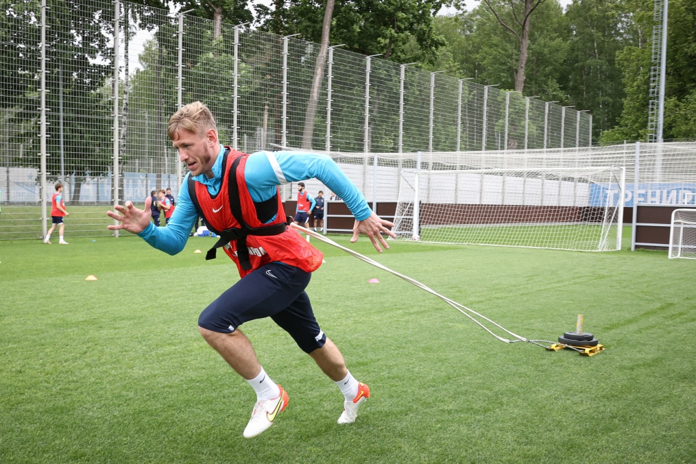 «Газпром» — тренировочные сборы в Петербурге: 20 июня, утренняя тренировка