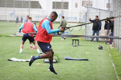 «Газпром» — тренировочные сборы в Петербурге: 20 июня, утренняя тренировка