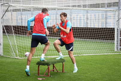 «Газпром» — тренировочные сборы в Петербурге: 20 июня, утренняя тренировка