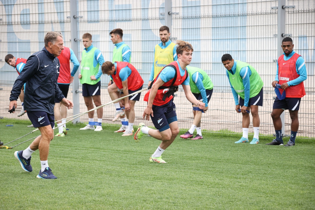 «Газпром» — тренировочные сборы в Петербурге: 20 июня, утренняя тренировка