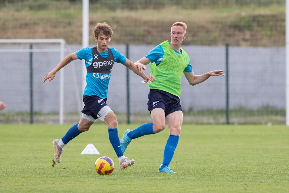 «Газпром» — тренировочные сборы «Зенита»-м в Ставропольском крае: 30 июня, вечерняя тренировка