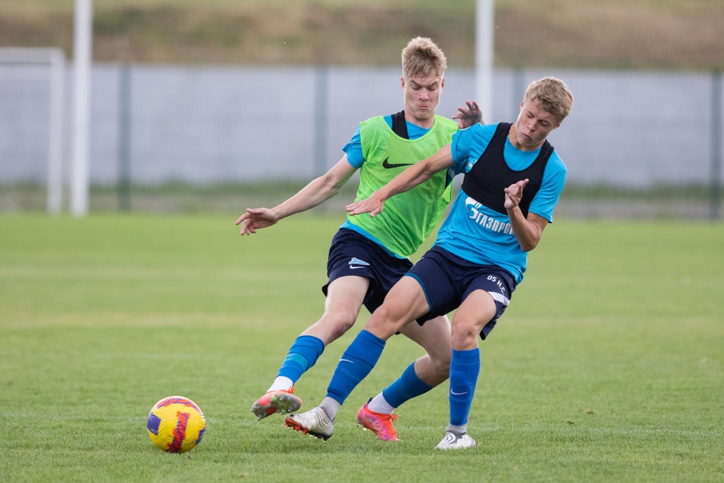 «Газпром» — тренировочные сборы «Зенита»-м в Ставропольском крае: 30 июня, вечерняя тренировка