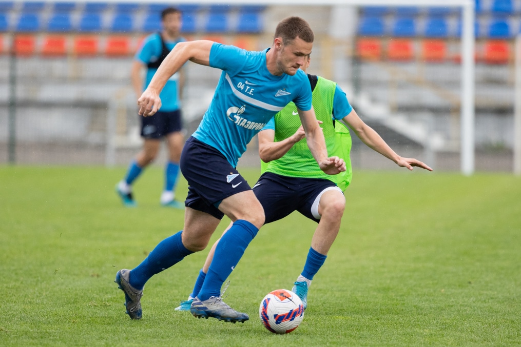 «Газпром» — тренировочные сборы «Зенита»-м в Ставропольском крае: 30 июня, вечерняя тренировка