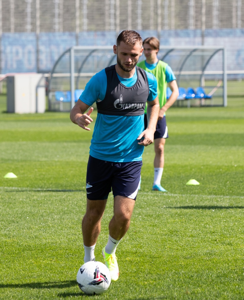 Тренировка «Зенита»-2 перед матчем с «Динамо-СПБ»