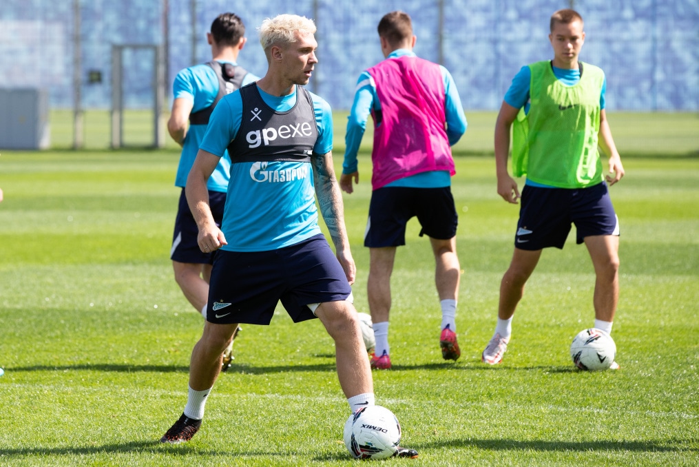 Тренировка «Зенита»-2 перед матчем с «Динамо-СПБ»