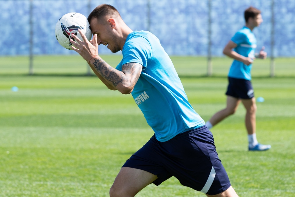 Тренировка «Зенита»-2 перед матчем с «Динамо-СПБ»