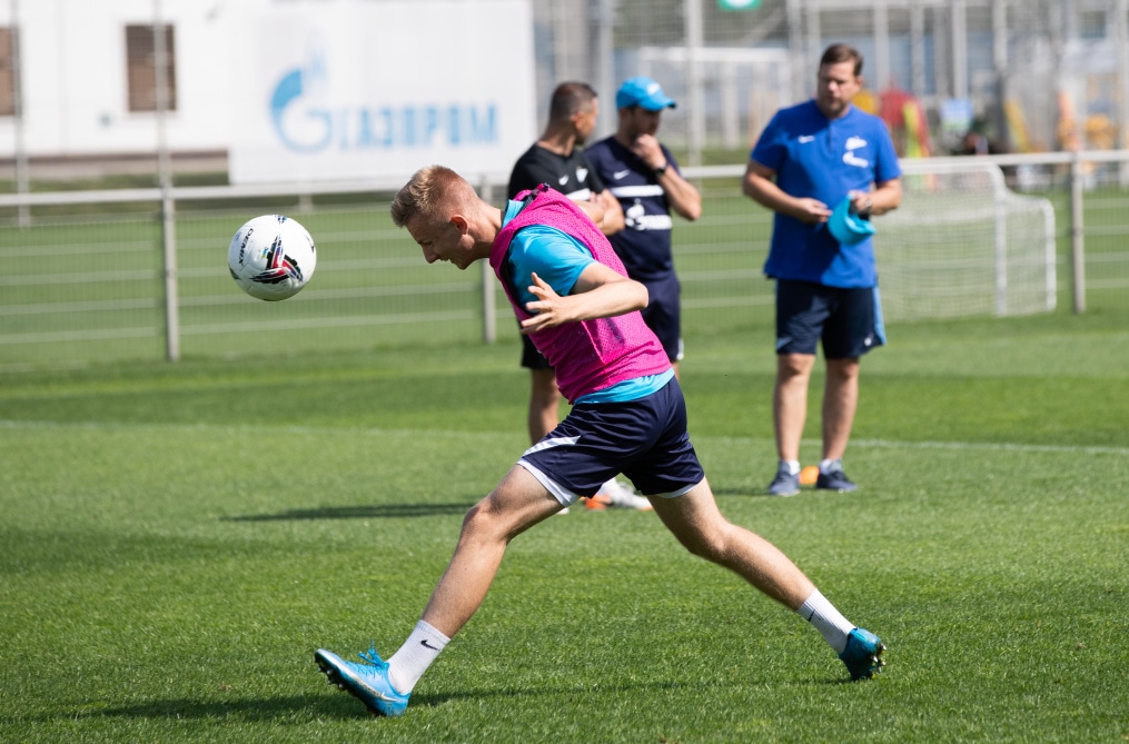 Тренировка «Зенита»-2 перед матчем с «Динамо-СПБ»