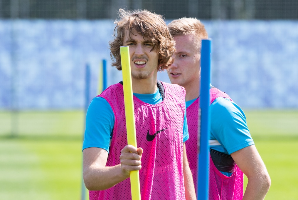 Тренировка «Зенита»-2 перед матчем с «Динамо-СПБ»