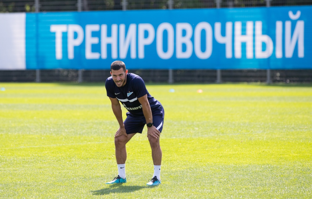 Тренировка «Зенита»-2 перед матчем с «Динамо-СПБ»