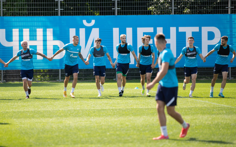 Тренировка «Зенита»-2 перед матчем с «Динамо-СПБ»