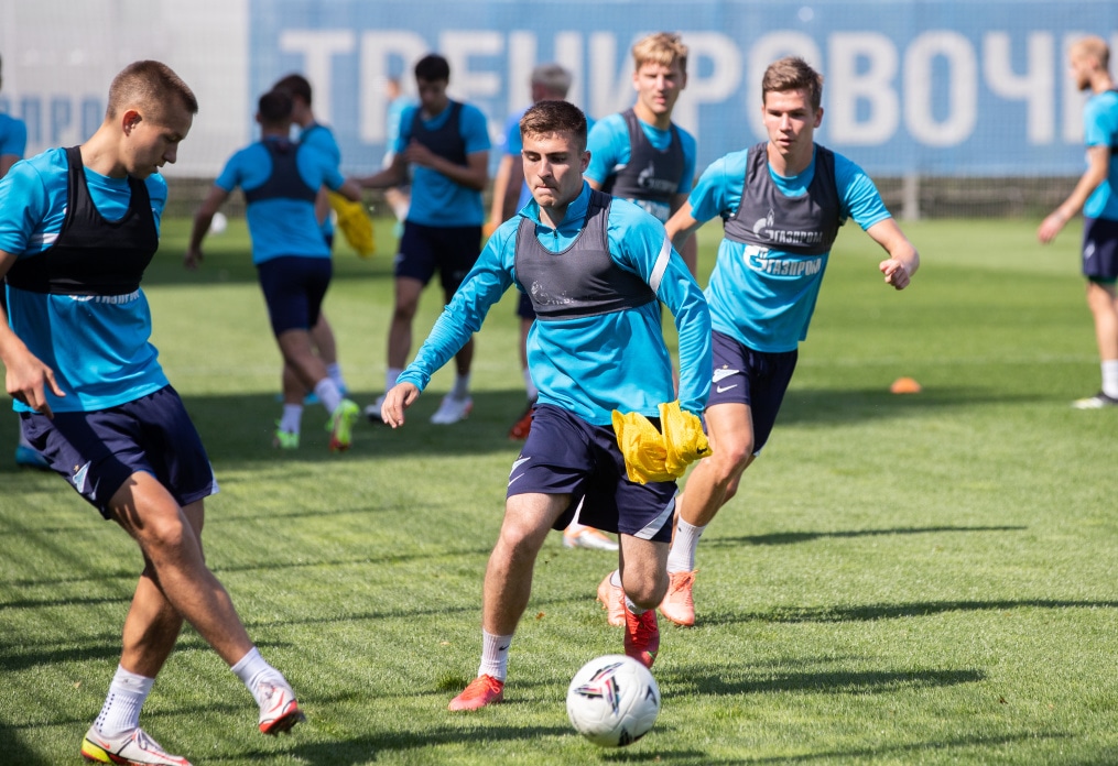 Тренировка «Зенита»-2 перед матчем с «Динамо-СПБ»