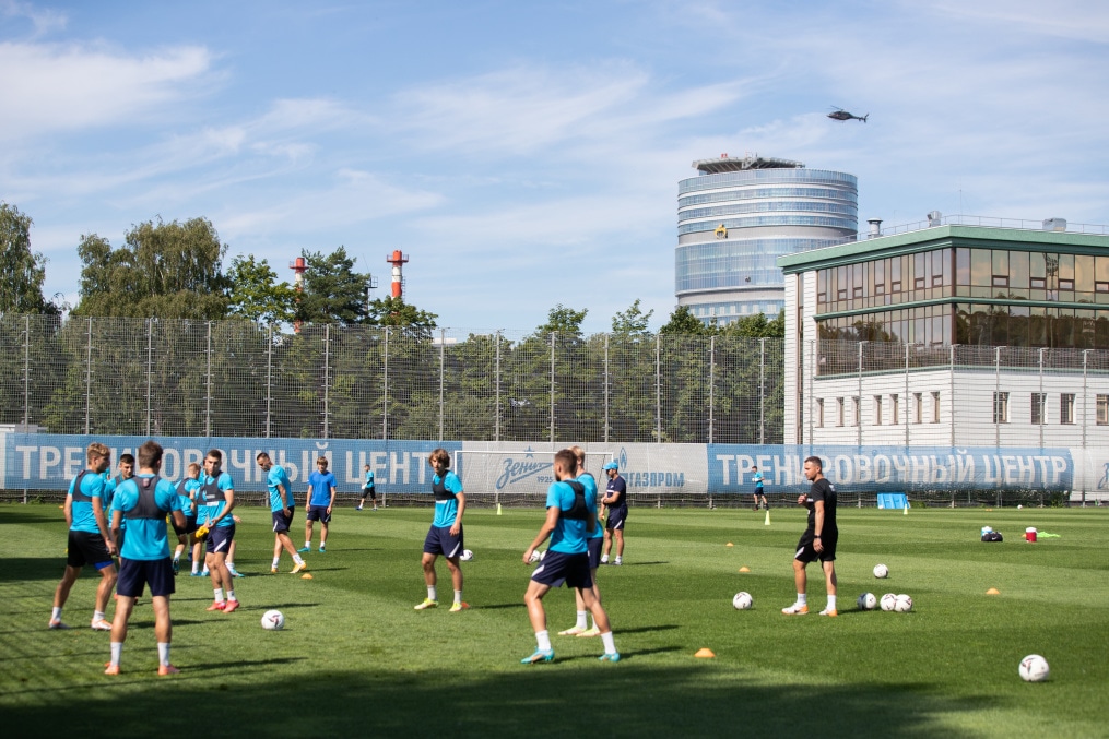 Тренировка «Зенита»-2 перед матчем с «Динамо-СПБ»