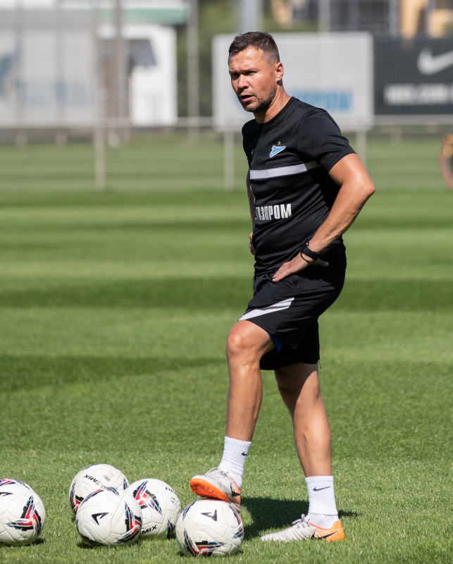 Тренировка «Зенита»-2 перед матчем с «Динамо-СПБ»