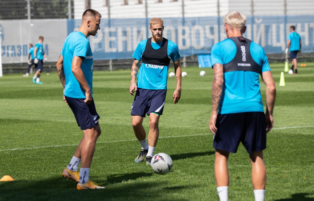 Тренировка «Зенита»-2 перед матчем с «Динамо-СПБ»