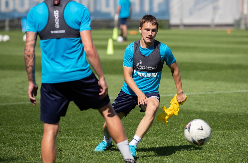 Тренировка «Зенита»-2 перед матчем с «Динамо-СПБ»
