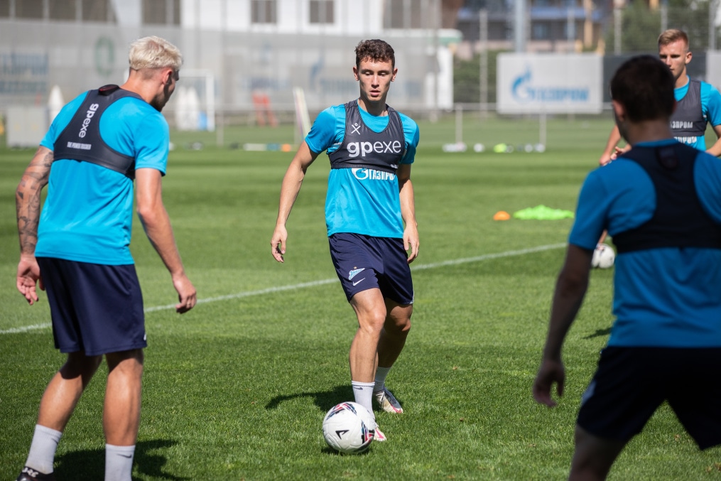 Тренировка «Зенита»-2 перед матчем с «Динамо-СПБ»