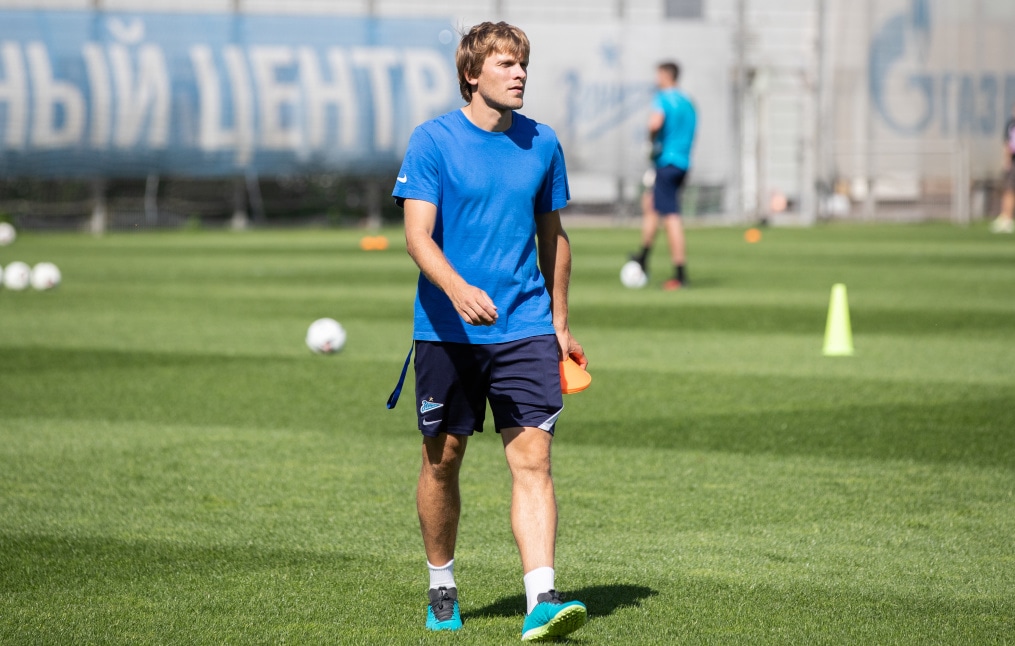 Тренировка «Зенита»-2 перед матчем с «Динамо-СПБ»