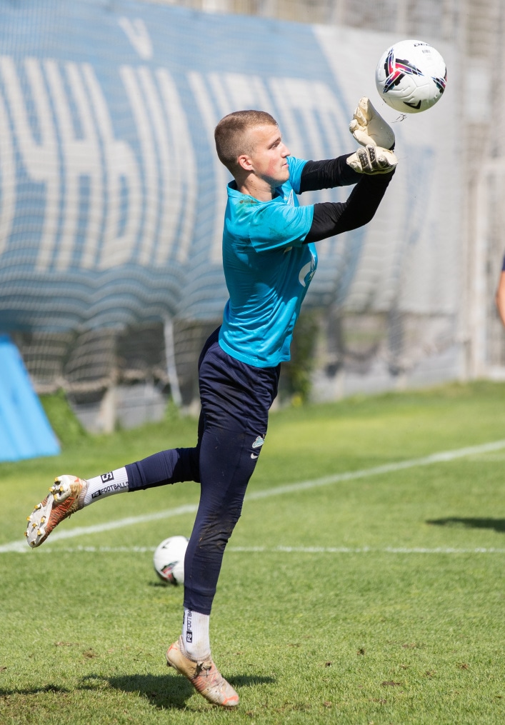 Тренировка «Зенита»-2 перед матчем с «Динамо-СПБ»