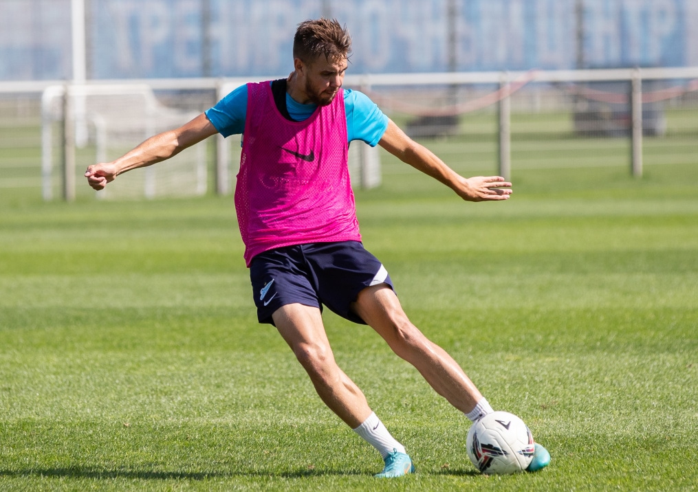 Тренировка «Зенита»-2 перед матчем с «Динамо-СПБ»