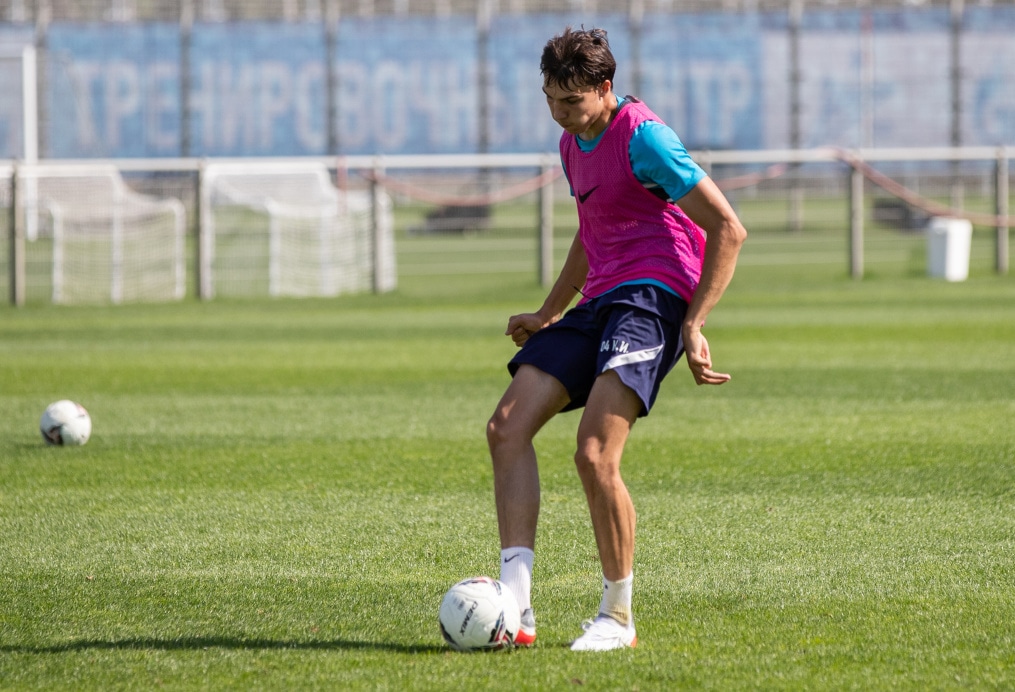 Тренировка «Зенита»-2 перед матчем с «Динамо-СПБ»