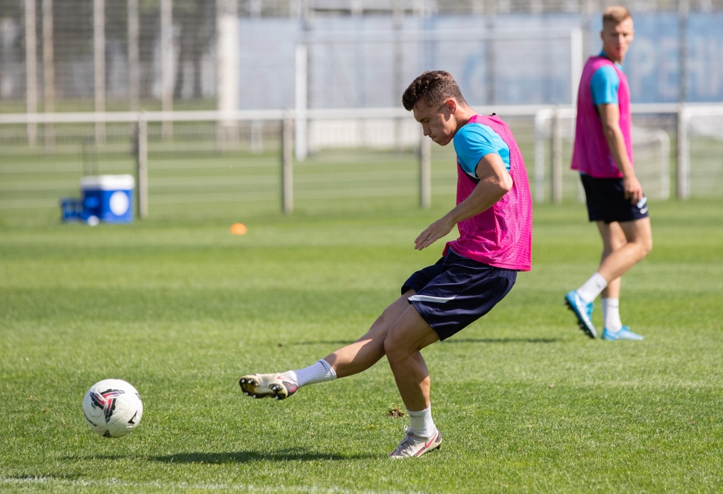 Тренировка «Зенита»-2 перед матчем с «Динамо-СПБ»