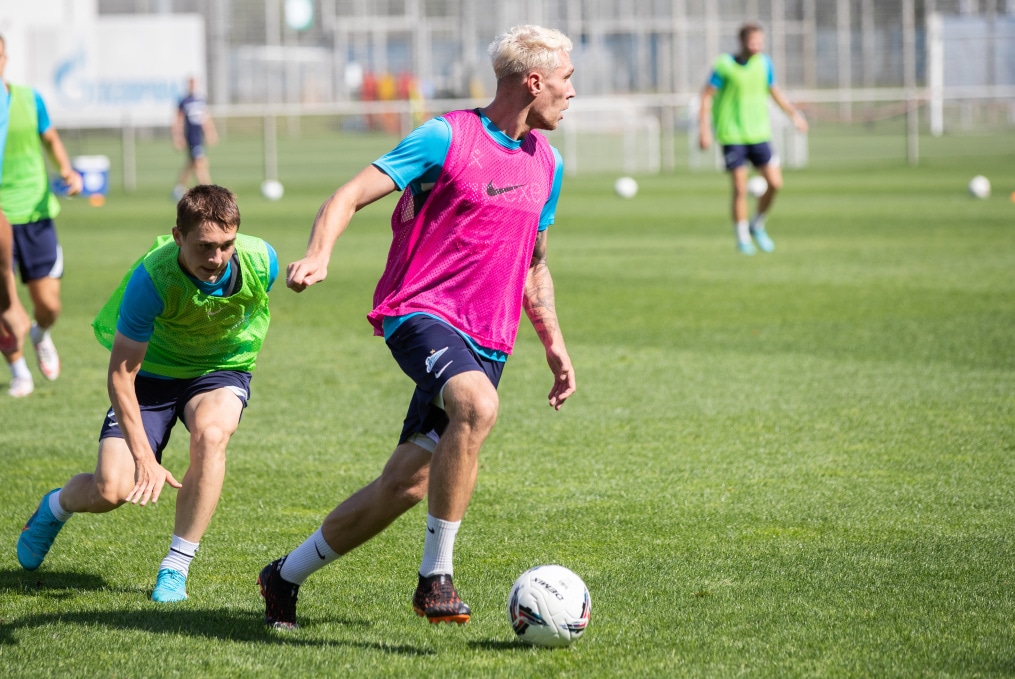 Тренировка «Зенита»-2 перед матчем с «Динамо-СПБ»