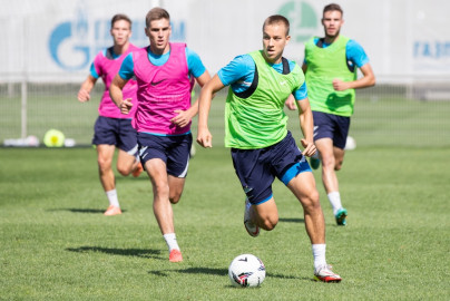 Тренировка «Зенита»-2 перед матчем с «Динамо-СПБ»