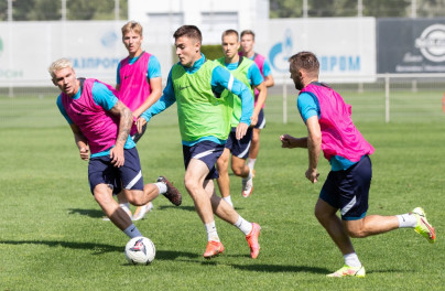 Тренировка «Зенита»-2 перед матчем с «Динамо-СПБ»