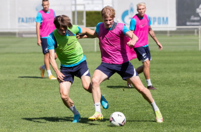 Тренировка «Зенита»-2 перед матчем с «Динамо-СПБ»