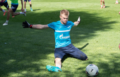 Тренировка «Зенита»-2 перед матчем с «Динамо-СПБ»