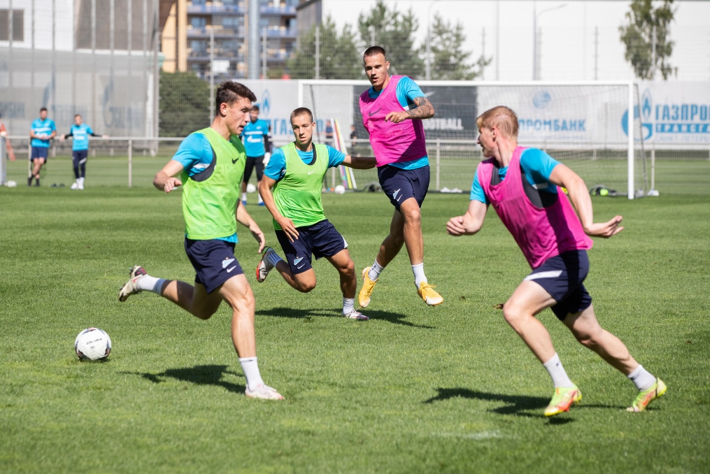 Тренировка «Зенита»-2 перед матчем с «Динамо-СПБ»