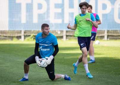 Тренировка «Зенита»-2 перед матчем с «Динамо-СПБ»