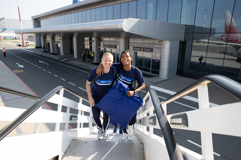 Команда в «Пулково» перед вылетом в Екатеринбург на матч с «Уралом»