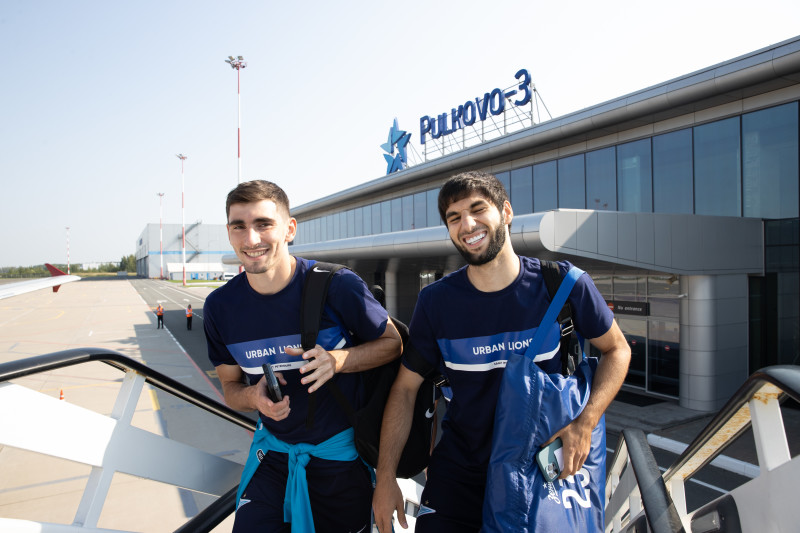 Команда в «Пулково» перед вылетом в Екатеринбург на матч с «Уралом»